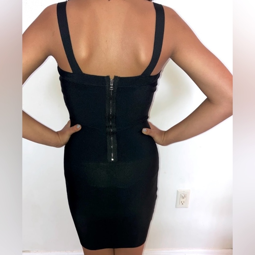 BCBG Black Bandage Dress size XS - Picture 2 of 7